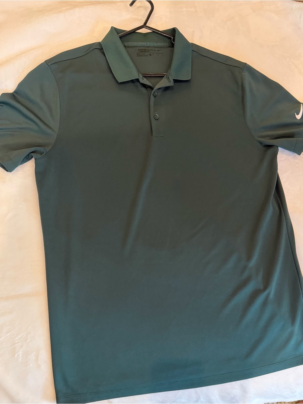 Nike Men's Deep Green Dri-FIT Polo